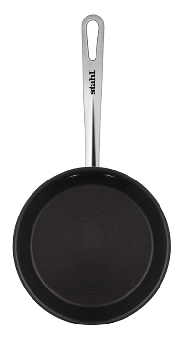 Stahl Triply Stainless Steel Artisan Nevrstick Frypan Without Lid, 5436, 16cm, 0.6 Liters