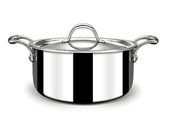 Stahl Triply Stainless Steel Sauce Pot with Lid | Stainless Steel Casserole | Tri Ply Biryani Pot with Induction Base | Artisan 4122, Dia 22 cm, 3.8 L-2