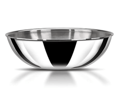Stahl Triply Stainless Steel Artisan Tasla Without Lid, 4630, 30cm, 1-Piece, Silver-1