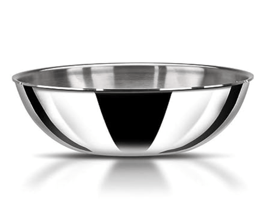 மூடி இல்லாத ஸ்டால் ட்ரிப்ளி ஸ்டெயின்லெஸ் ஸ்டீல் ஆர்ட்டிசன் டாஸ்லா, 4630, 30 செ.மீ, 1-பீஸ், வெள்ளி 