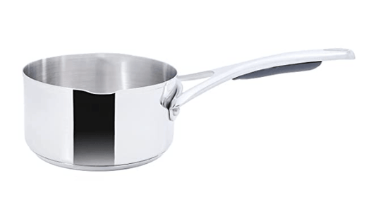 Meyer Select Stainless-Steel Open Milkpan, 0.9 Liters/14cm, Silver