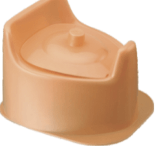 ढक्कन के साथ बेबी पॉटी