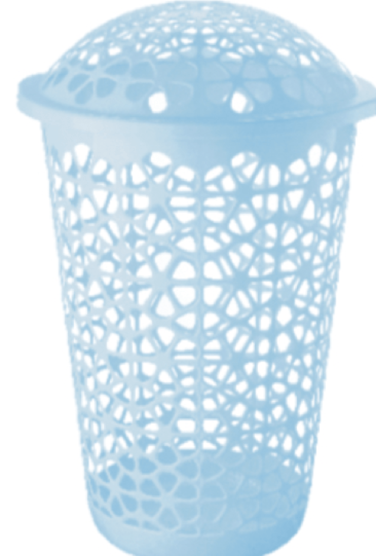Florina laundry basket with lid -1