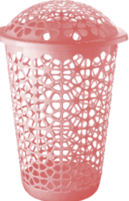 ढक्कन के साथ फ्लोरिना कपड़े धोने की टोकरी