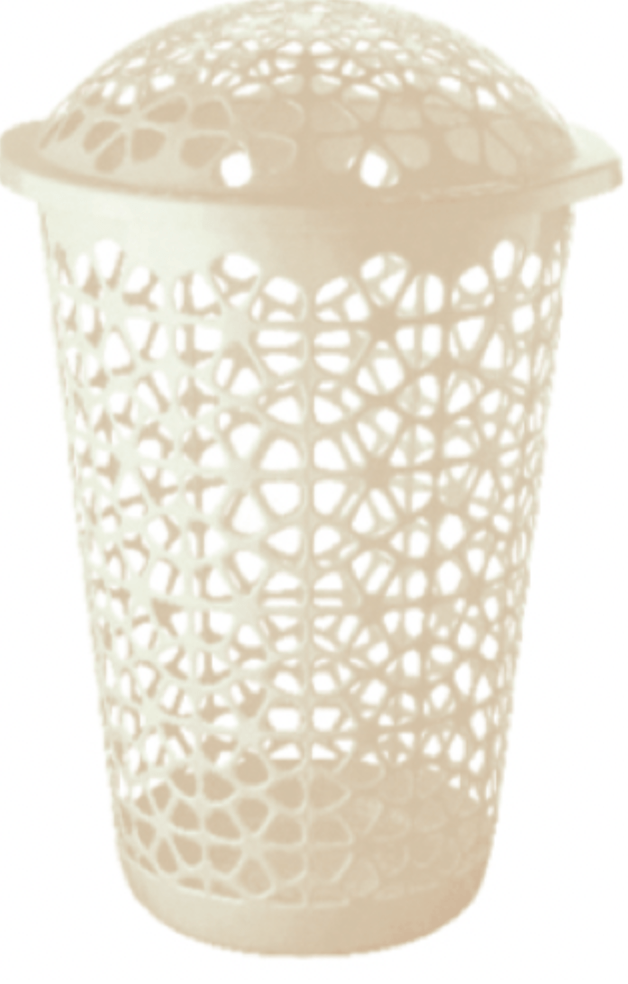 Florina laundry basket with lid -1