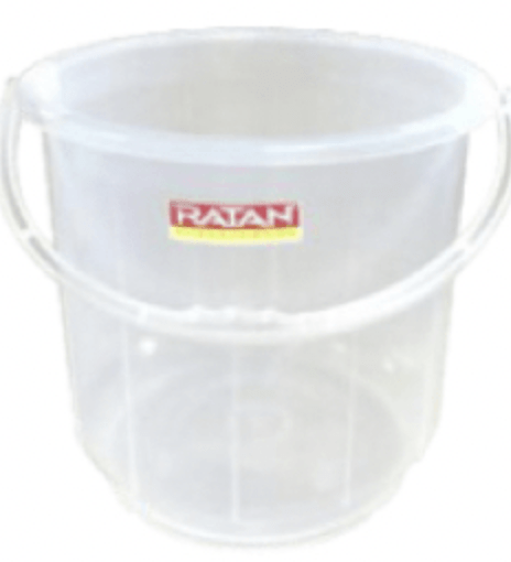 Deluxe 18ltr Transparent Bucket-1