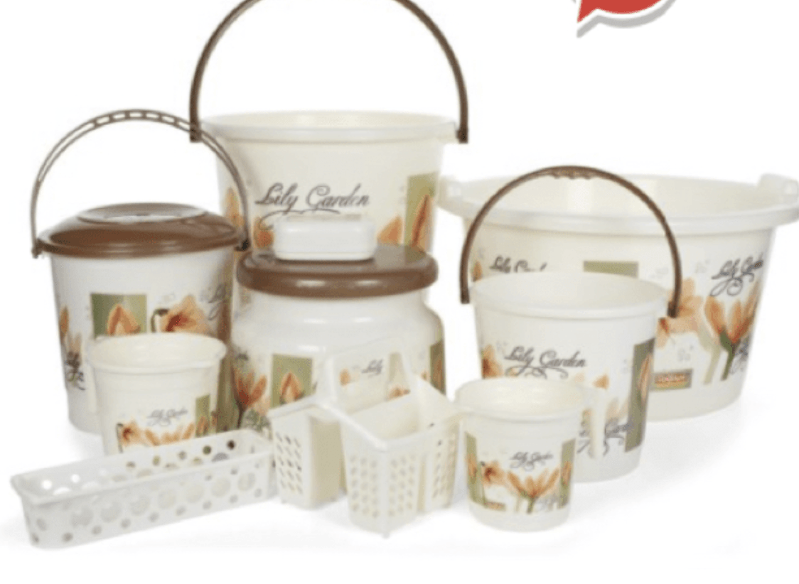 lily garden jumbo bucket set 10 pcs