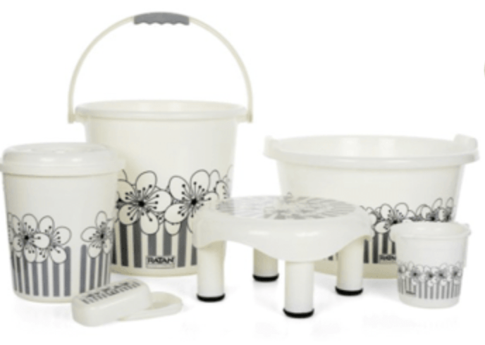 Blassom bath set 6 pcs