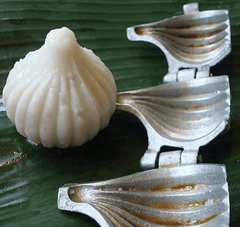 Gujiya/Gujia Maker Mould Ganpati Modak and Chocolate Mould Kolukattai Mould-1