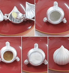 Gujiya/Gujia Maker Mould Ganpati Modak and Chocolate Mould Kolukattai Mould-6
