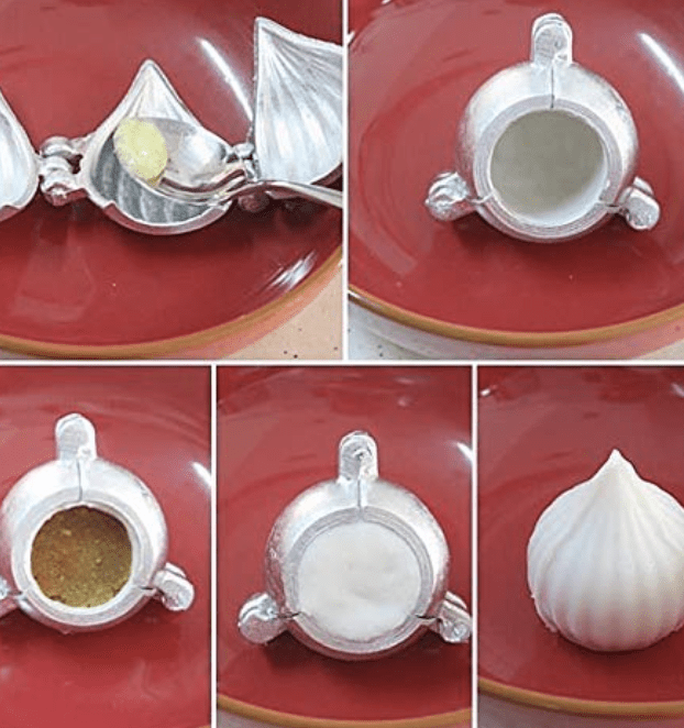 Gujiya/Gujia Maker Mould Ganpati Modak and Chocolate Mould Kolukattai Mould-6