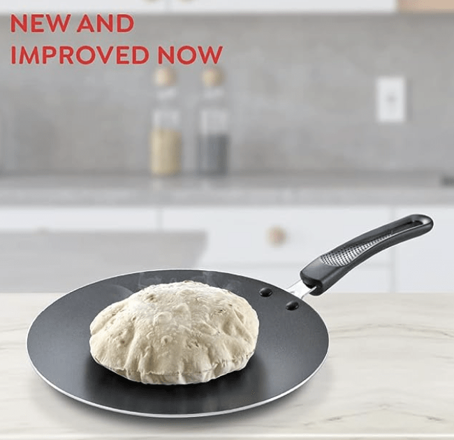 Prestige Aluminium Omega Select Plus Non-Stick Concave Tawa-3