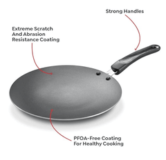 Prestige Aluminium Omega Select Plus Non-Stick Concave Tawa-2