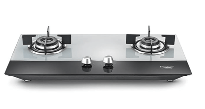 பிரெஸ்டீஜ் டிசையர் ஹாப் டாப் PHTD 02 Al, 2 பர்னர் &amp; ஆட்டோ இக்னிஷன் 