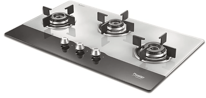 प्रेस्टीज डिज़ायर हॉब टॉप PHTD 03 Al, 3 बर्नर और एडवांस्ड ऑटो इग्निशन 
