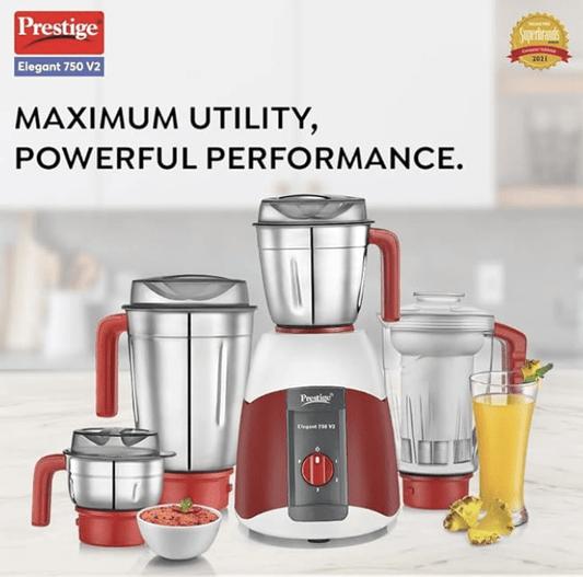 Prestige Elegant V2 Mixer Grinder 750 Watt