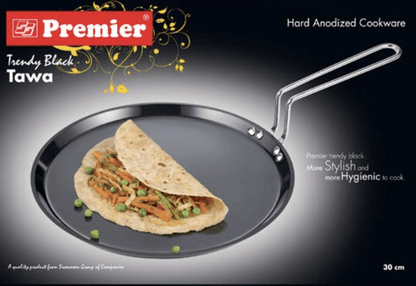 Premier Hard Anodised Trendy Black Tawa Supreme 30cm