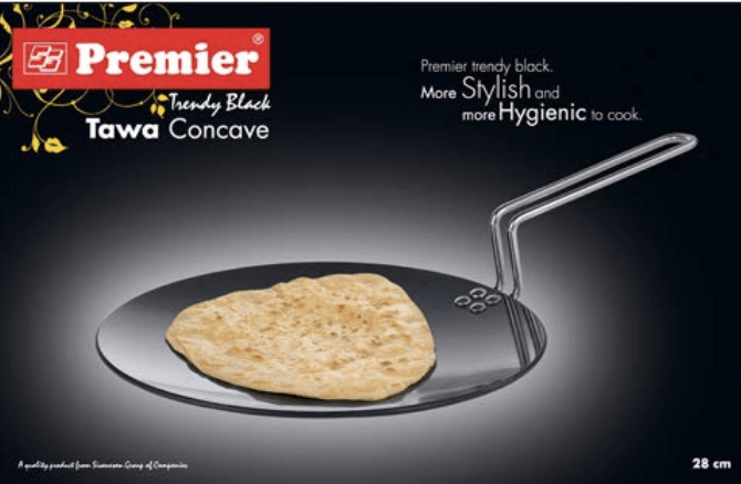 Premier Hard Anodised Tawa concave - 28cm-3