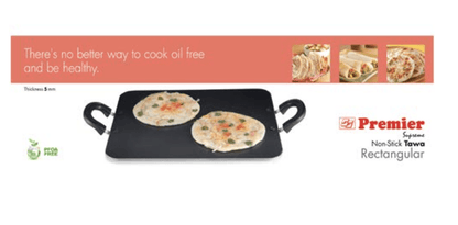 பிரீமியர் அலுமினியம் ஒட்டாத செவ்வக தாவா, 33 செ.மீ. 