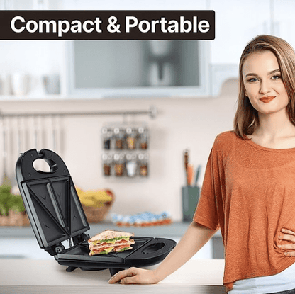 பிரெஸ்டீஜ் PSMFB 800 W சாண்ட்விச் டோஸ்டர் சாண்ட்விச் தட்டுகளுடன்|பல அடுக்கு சாண்ட்விச்களை உருவாக்குகிறது|கருப்பு|1 வருட உத்தரவாதம் 