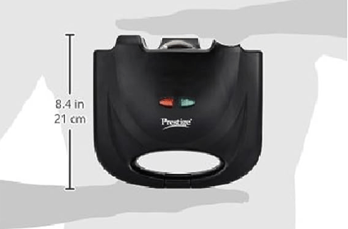 Prestige PSMFB 800 W Sandwich Toaster with sandwich plates|Makes multi-layered sandwiches|Black|1 year warranty-3