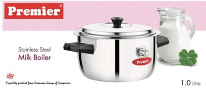 Premier Stainless Steel Milk Boiler (1 Liter) Silver