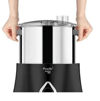 प्रीति एस्ट्रा एक्सपर्ट टेबल टॉप वेट ग्राइंडर फ़ूड प्रोसेसर के साथ, 2 लीटर (काला) 