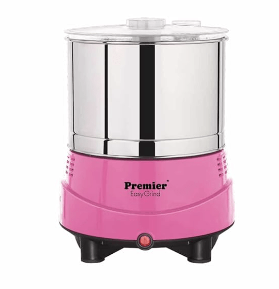 Premier Easy Grind Wet Grinder_ 2-Liter, 230v Appliance in Vibrant Red, Offers Efficient Grinding for Large Quantities, User-Friendly Design-2
