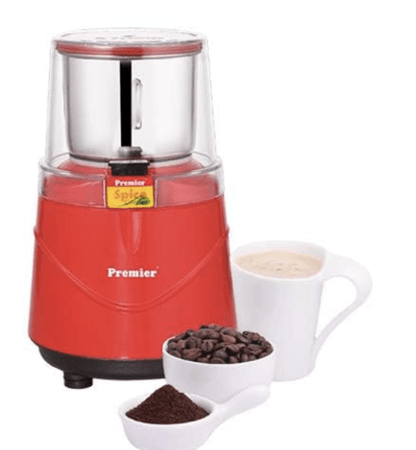 பிரீமியர் மசாலா அரைப்பான் | 350W ஈரமான மற்றும் உலர் மல்டிஃபங்க்ஷன் உணவு அரைப்பான் | வீடு மற்றும் அலுவலகத்திற்கான துருப்பிடிக்காத எஃகு மூலிகைகள், மசாலாப் பொருட்கள், கொட்டைகள் மற்றும் காபி அரைப்பான், பிரிக்கக்கூடிய ஜாடியுடன் 