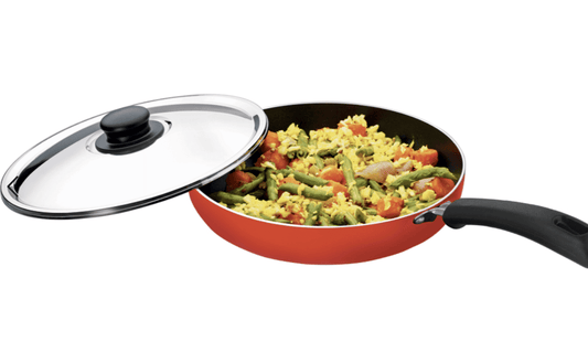 Premier Non Stick Fry Pan (Deep)Classic w/lid 24cm
