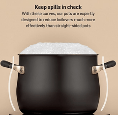 Meyer Accent Series Stainless Steel Dutch Oven| Biryani Pot| Cooking and Serving Casserole Pan with Ergonomic Grip Silicone Handles | Gas and Induction Compatible, 5 Liters-3