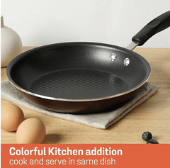 Meyer Merlot Aluminium Non-Stick Frypan | Frying Pan | Omlette pan | Fry pan with Stick Handle | Small Pan | Egg Pan | Gas and Induction Compatible| 100% Toxic Free, 20cm/ 0.96 Liters (Purple)-4