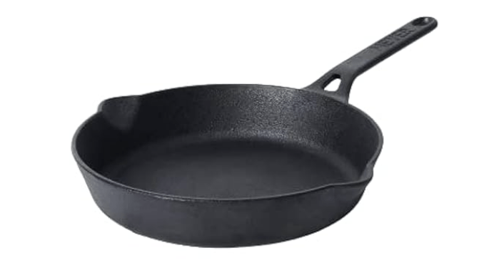 Meyer Induction Base Cast Iron Frying Pan, 20cm, Black, 1 Piece-1