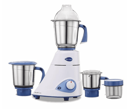 ப்ரீத்தி ப்ளூ லீஃப் சில்வர் 600-வாட் மிக்சர் கிரைண்டர் 
