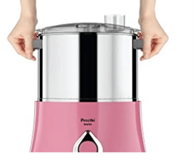 प्रीति आइकॉनिक वेट ग्राइंडर, 2 लीटर (गुलाबी) 