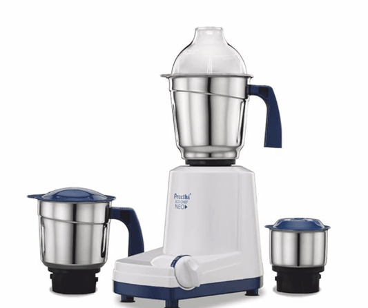 Preethi Eco Chef Neo MG-199 mixer grinder, 500 Watts, 3 jars (Violet/White)