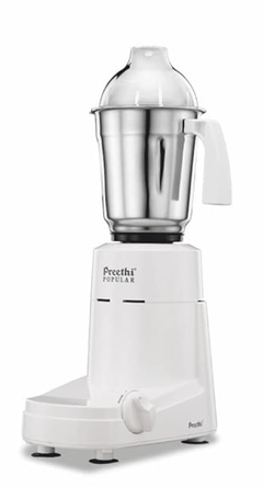 Preethi Popular MG 142 750-Watt Mixer Grinder with 3 Jars (White)-2
