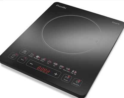 प्रीति एक्सेल प्लस 117 1600-वाट इंडक्शन कुकटॉप (काला) 