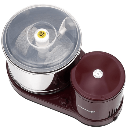 SOWBAGHYA Edge 2Ltr 150W वेट ग्राइंडर, मैरून टेबल टॉप वेट ग्राइंडर मशीन | हैवी ड्यूटी मोटर | आपके किचन के लिए आदर्श | दक्षिण भारतीय व्यंजनों के सभी प्रकार के बैटर के लिए 2Ltr वेट ग्राइंडर 