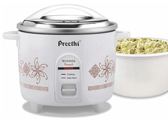 Preethi RC 321 1.80 Liters Rice Cooker, White-3