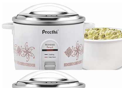 ப்ரீத்தி RC-320 A18 எலக்ட்ரிக் ரைஸ் குக்கர் (1.8 எல், வெள்ளை) 