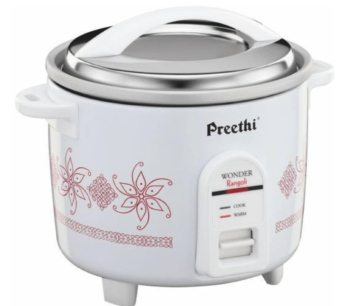 Preethi RC 321 1.80 Liters Rice Cooker, White-2