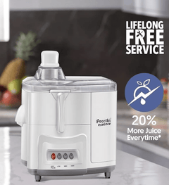 Preethi Essence CJ 101 600 Watt Juicer (White)-3