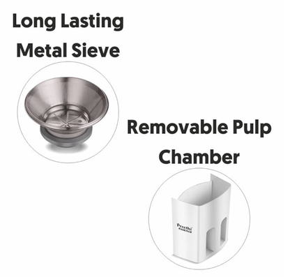 Preethi Essence CJ 101 600 Watt Juicer (White)