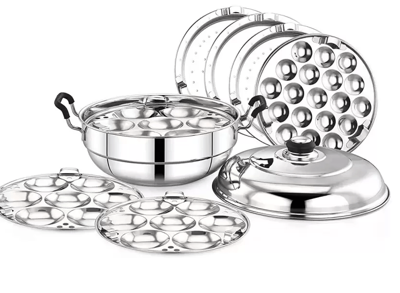 Praylady Induction & Standard Idli Maker  (7 Plates , 21 Idlis )