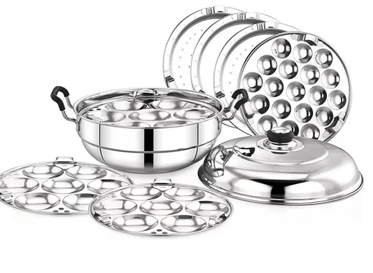 Praylady Induction & Standard Idli Maker  (7 Plates , 21 Idlis )