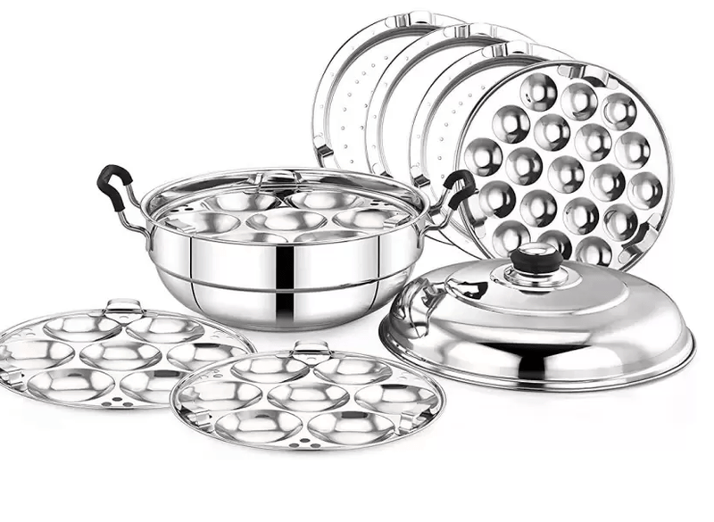 Praylady Induction & Standard Idli Maker  (7 Plates , 21 Idlis )-1