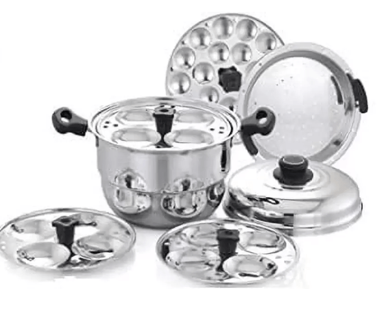 Praylady Induction Idli Maker  (5 Plates , 12 Idlis )-1