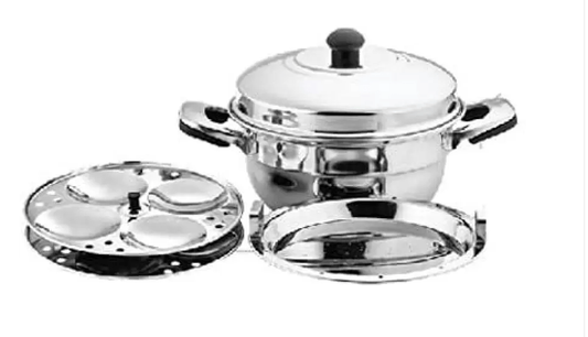 Praylady Induction Idli Maker  (3 Plates , 8 Idlis )