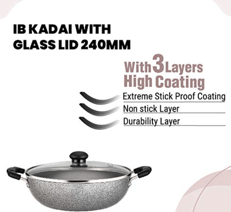 Greenchef Satura aluminum cooker set ( 4 IN 1 )